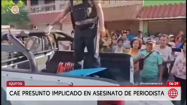 Capturan a implicado en crimen de periodista Raúl Celis/ América Noticias