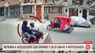 Detienen a menor por extorsión en San Juan de Lurigancho