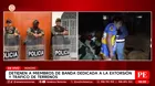 Detienen a miembros de banda dedicada a extorsión en Huacho