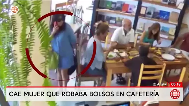 Detienen a Virginia Antara Cuellar por robos en cafeterías. Foto: América Noticias Detienen a Virginia Antara Cuellar por robos en cafeterías. Foto: América Noticias