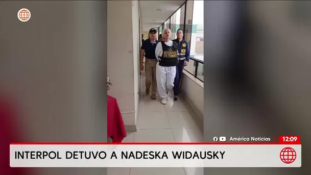 Detienen a Nadeska Widausky por orden de captura internacional. Foto: América Noticias Detienen a Nadeska Widausky por orden de captura internacional. Foto: América Noticias