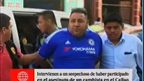 El sospechoso fue llevado a la Divincri del Callao. Foto: captura de video