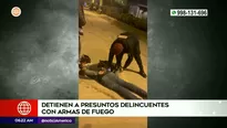 Detienen a presuntos delincuentes | Video: América Noticias