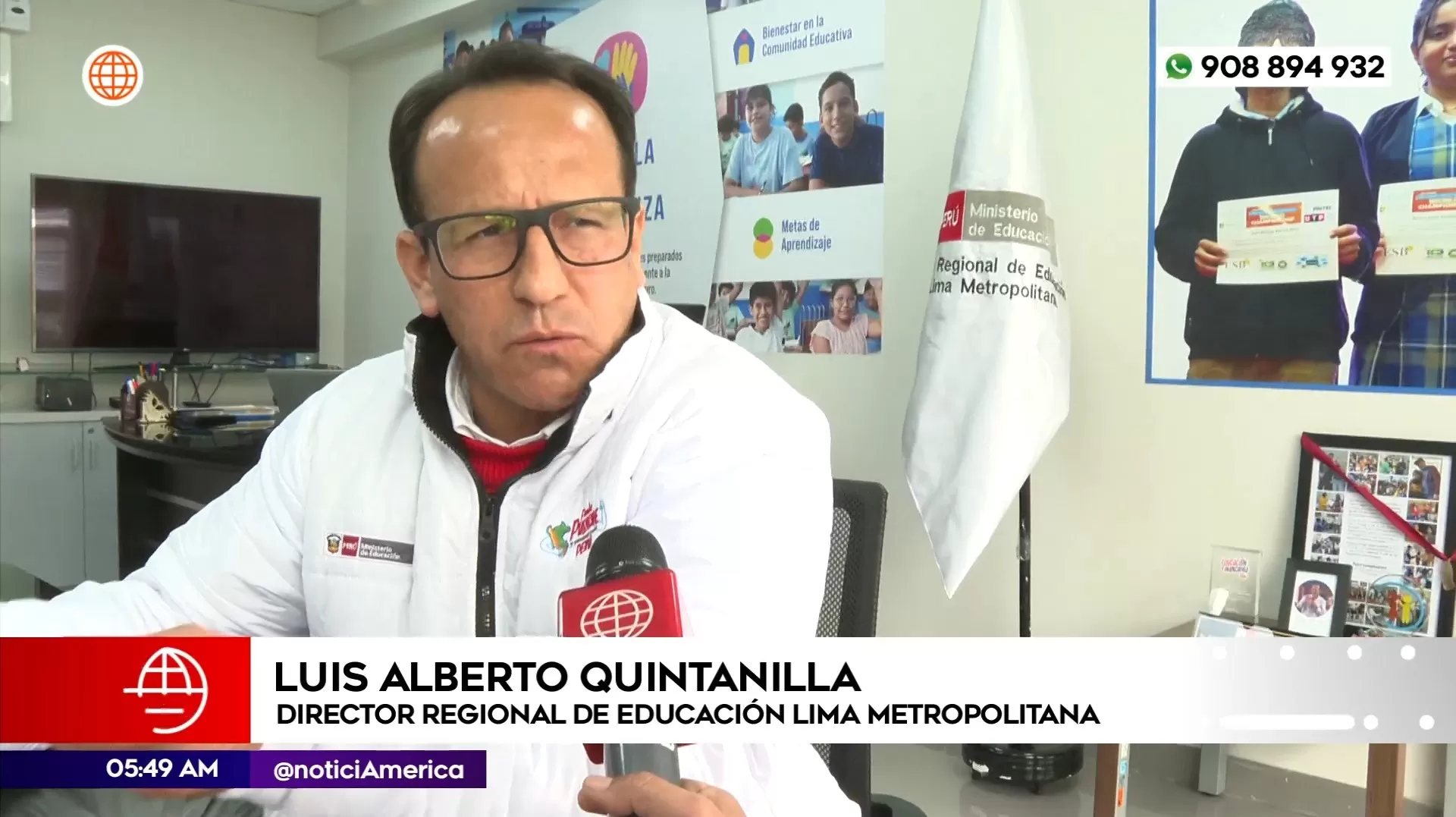 Profesor acusado de tocamientos indebidos en El Agustino. Foto: América Noticias