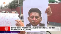 Profesor acusado de tocamientos indebidos en El Agustino. Foto y video: América Noticias