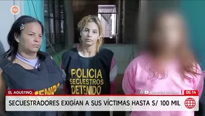 Detienen a secuestradores en El Agustino. Foto y video: América Noticias