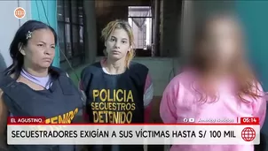 Detienen a secuestradores en El Agustino. Foto y video: América Noticias