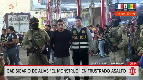 Detienen a sicario de alias El monstruo en La Victoria. Foto: América Noticias Detienen a sicario de alias El monstruo en La Victoria. Foto: América Noticias