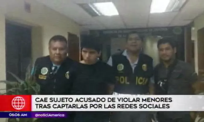 Detienen a sujeto acusado de captar a menores en redes sociales