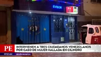 Los tres sujetos fueron detenidos por la PNP. Foto: América TV