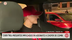 Detienen a tres implicados en asesinato de chofer en el Callao. Foto y video: América Noticias