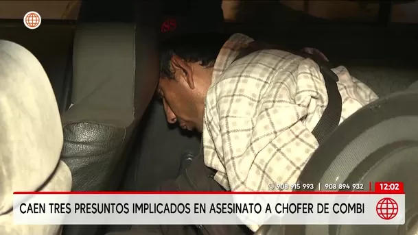 Detienen a tres implicados en asesinato de chofer en el Callao. Foto: América Noticias Detienen a tres implicados en asesinato de chofer en el Callao. Foto: América Noticias