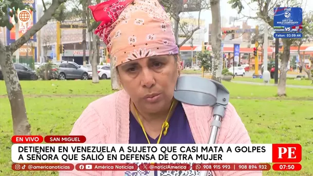 Detienen en Venezuela a sujeto que casi mata a golpes a señora que salió en defensa de otra mujer. Foto: América Noticias
