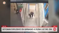 Detonan explosivo en gimnasio de Ancón a plena luz del día