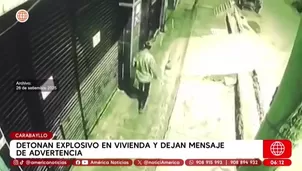 Detonan explosivo y dejan mensaje de advertencia en Carabayllo. Foto y video: AN