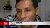 Gerardo Belito Areche. América Noticias