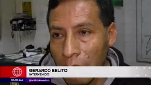 Gerardo Belito Areche. América Noticias