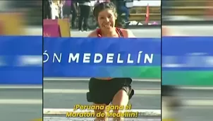 La maratonista Deysi Castro Huamán ganó el Maratón de Medellín 2026 tras registrar un tiempo de 2h 38m 09s en los 42 km. Video: Canal N