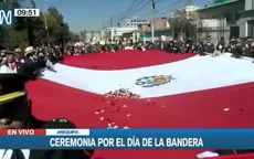 Día de la Bandera: Así se conmemora la fecha en las regiones del país  - Noticias de fecha