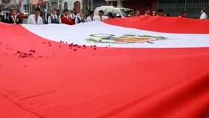 Hoy se conmemora el Día de la Bandera. Foto: AFP