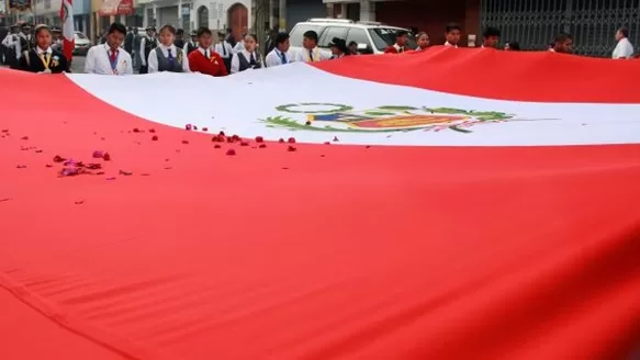 Hoy se conmemora el Día de la Bandera. Foto: AFP