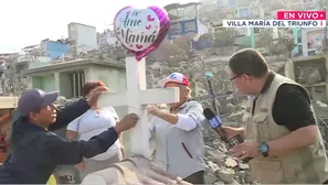 Familias visitan cementerio Nueva Esperanza por el Día de la madre. Foto y video: Canal N