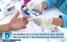 Día Mundial de la Lucha contra el Sida: En Perú más de 77 mil personas viven con VIH - Noticias de sida