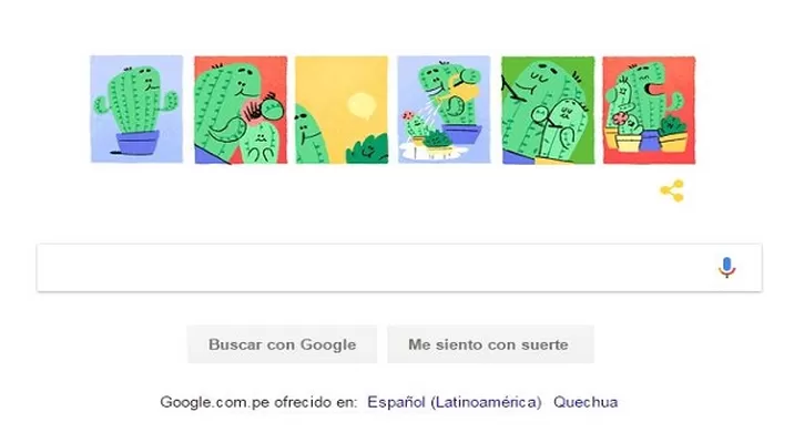 Doodle en homenaje al Día del Padre. Foto: Captura de Google. Doodle en homenaje al Día del Padre. Foto: Captura de Google.