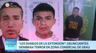 "Los diablos de la extorsión": Delincuentes siembran terror en zona comercial de Grau