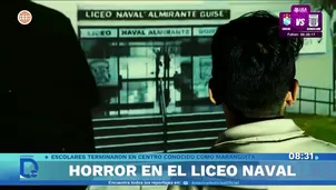 Dictan internamiento a seis alumnos del Liceo Naval. Foto y video: Domingo Al Día