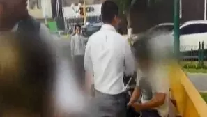 Detención del presunto violador. Foto: captura de video