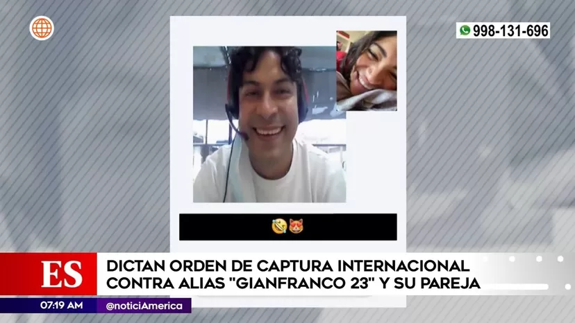 Dictan orden de captura internacional contra alias Gianfranco 23 y su pareja