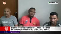 Dictan prisión a hombres detenidos en presunto operativo ilegal. Foto y video: América Noticias