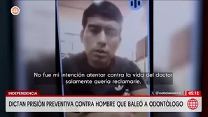 Dictan prisión preventiva contra hombre que baleó a odontólogo. Foto y video: Unidad de investigación