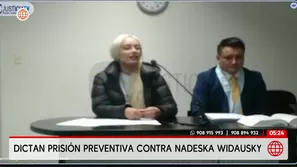 Dictan prisión preventiva contra Nadeska Widausky. Foto y video: América Noticias