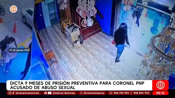 Dictan prisión preventiva a coronel PNP acusado de abuso sexual. Foto: América Noticias