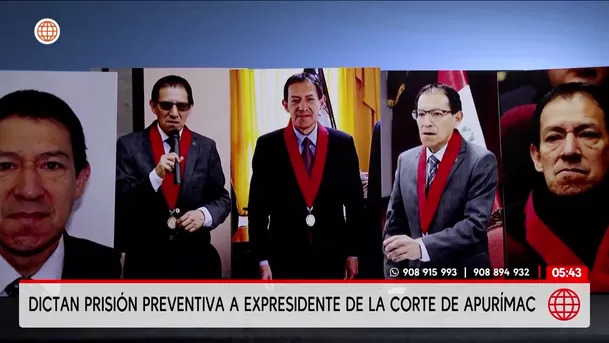 Dictan prisión preventiva a expresidente de la Corte de Apurímac. Foto: Unidad de investigación Dictan prisión preventiva a expresidente de la Corte de Apurímac. Foto: Unidad de investigación