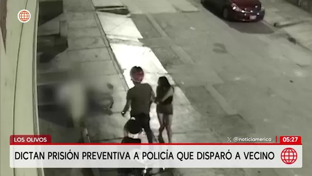 Dictan prisión preventiva para policía Segundo Benito Córdova López tras disparar a vecino. Foto: América Noticias Dictan prisión preventiva para policía Segundo Benito Córdova López tras disparar a vecino. Foto: América Noticias