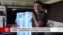 Para el exárbitro FIFA, Diego Maradona marco un hito imborrable