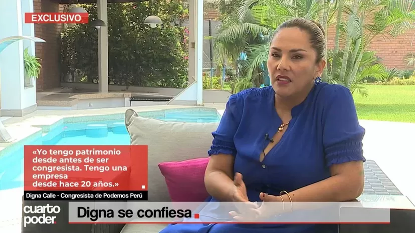Digna Calle no quiere volver al Congreso: "No puedo sentarme con esa mayoría que está de espaldas al pueblo peruano"