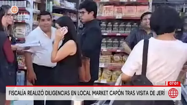 Fiscalía interviene local Market Capón tras visita de Jerí / Unidad de Investigación