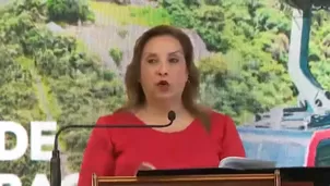 Dina Boluarte afirma que su gobierno marca un "cero corrupción" en obras y genera confianza en inversiones. / Video: Canal N