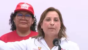 Dina Boluarte participó en la ceremonia de entrega de llaves del Proyecto Villa Primavera - IV Etapa. / Video: Canal N