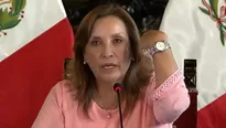 Dina Boluarte, presidenta de la República - Foto y video: América Noticias