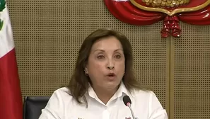 Dina Boluarte expresó su rechazo total al allanamiento del domicilio del ministro Juan José Santiváñez. / Video: Canal N
