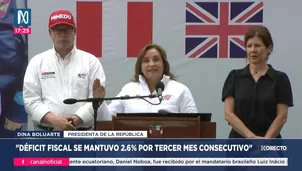 Dina Boluarte destaca estabilidad económica y déficit fiscal del país
