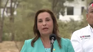 Dina Boluarte participó en la firma de convenios entre el Midagri y el GORE Piura. / Video: Canal N