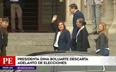Dina Boluarte descartó adelanto de elecciones - Noticias de sicarios