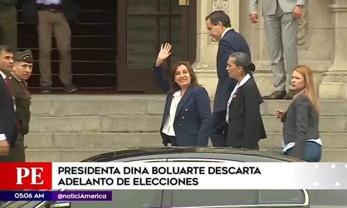 Dina Boluarte Descartó Adelanto De Elecciones