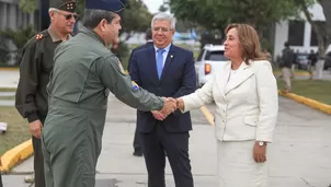 Dina Boluarte ratificó el respaldo de su gobierno a las Fuerzas Armadas